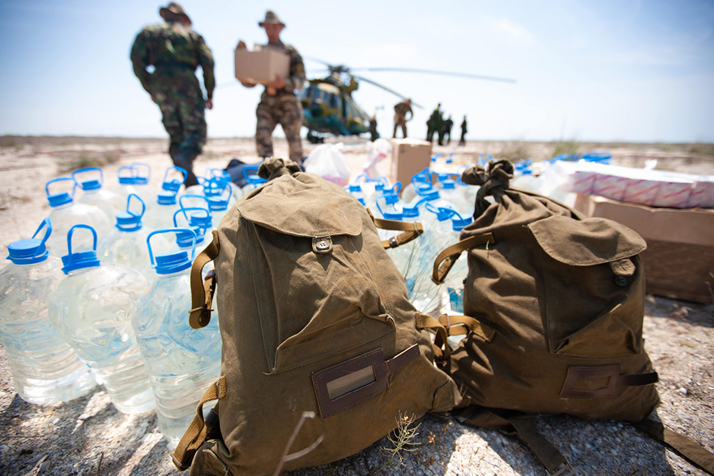 Bags and Water Military Service